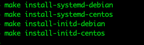 Kamailio systemd or init.d scripts